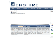 Tablet Screenshot of enshire.com